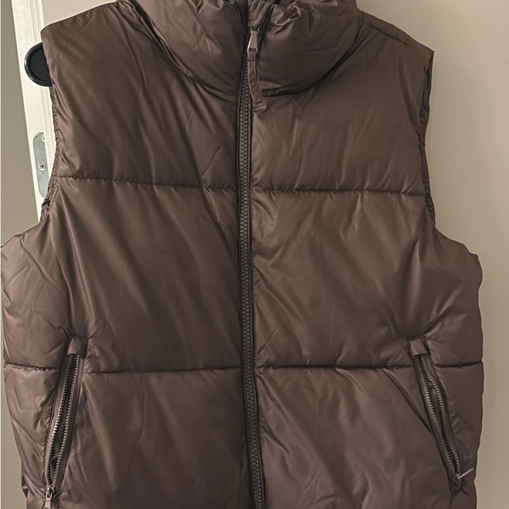 Brown Puffer Vest
